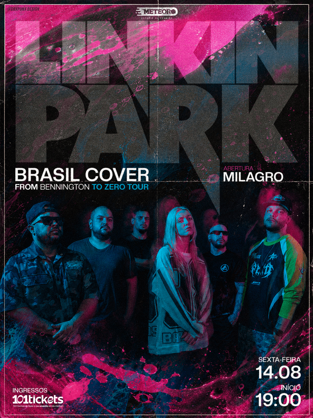14/08  - LINKIN PARK COVER BRASIL + MILAGRO | Ingressos