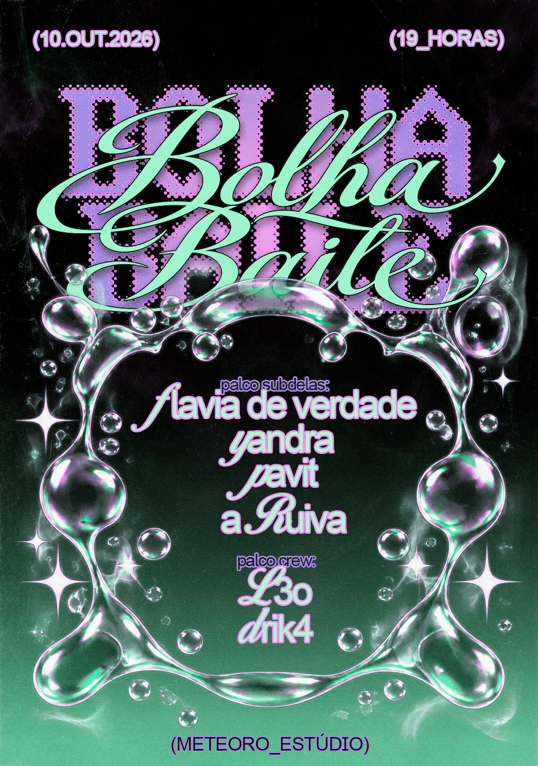 10/10 - BOLHA BAILE | INGRESSOS 